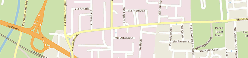 Mappa della impresa biondi giulio srl a CESENA