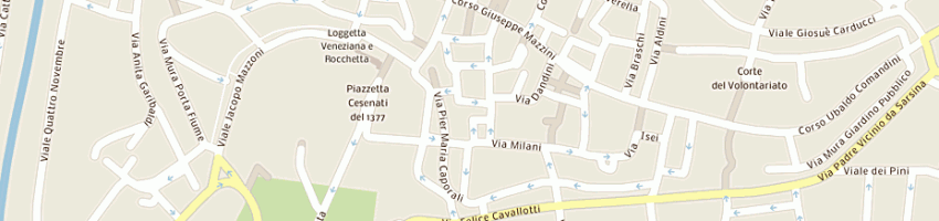 Mappa della impresa martini dino a CESENA