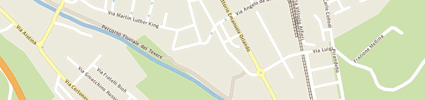 Mappa della impresa piantagine adriano a CITTA DI CASTELLO