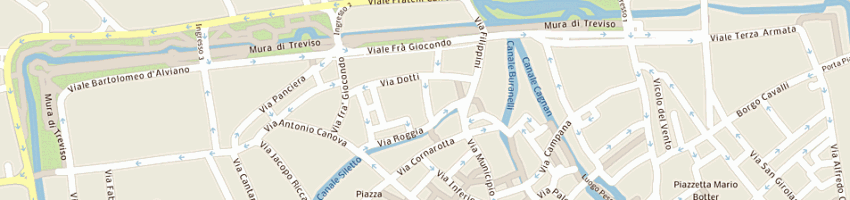 Mappa della impresa multicopy srl a TREVISO
