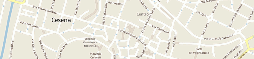 Mappa della impresa pirini graziella a CESENA