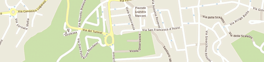 Mappa della impresa parrocchia osservanza smaria delle grazie a CESENA