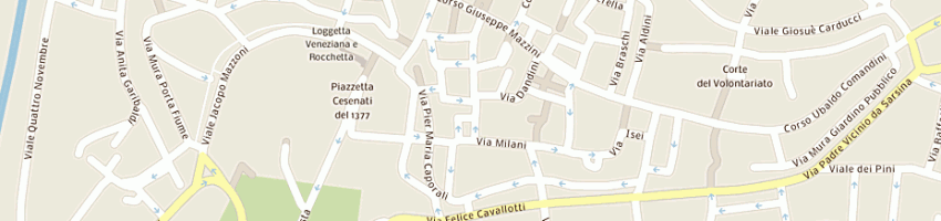 Mappa della impresa societa' italiana degli autori ed editori daniele a CESENA
