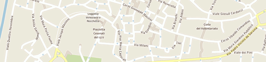 Mappa della impresa mercadini maria luisa a CESENA