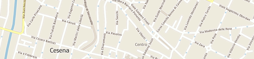 Mappa della impresa taher mohammed abu a CESENA