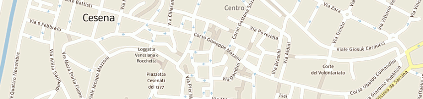 Mappa della impresa john ashfield a CESENA