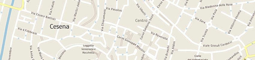 Mappa della impresa denise sas di fagioli denise e c a CESENA