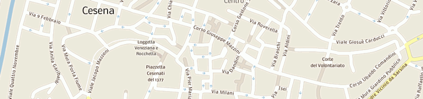 Mappa della impresa modigliani luciana a CESENA