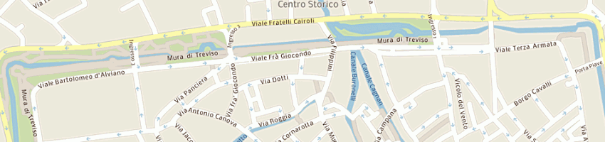 Mappa della impresa tre a di persi toppan e buranelli snc a TREVISO
