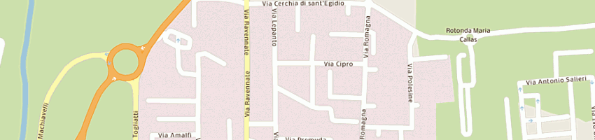 Mappa della impresa anseme (srl) a CESENA