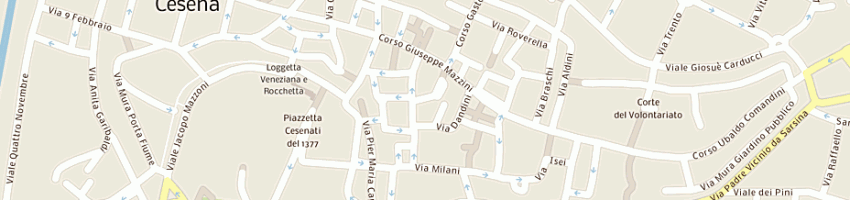 Mappa della impresa bazzan giampietro a CESENA