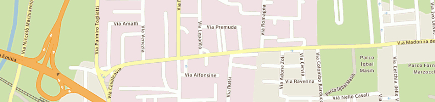 Mappa della impresa giunchi srl a CESENA