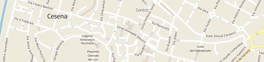 Mappa della impresa arco di monti geom eugenio e c - snc a FORLI 