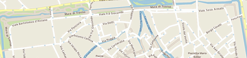 Mappa della impresa cassa di risparmio di padova e rovigo spa a TREVISO