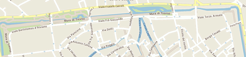 Mappa della impresa azienda trevigiana onoranze funebri -  atof -sas di alessandropasini e c a TREVISO