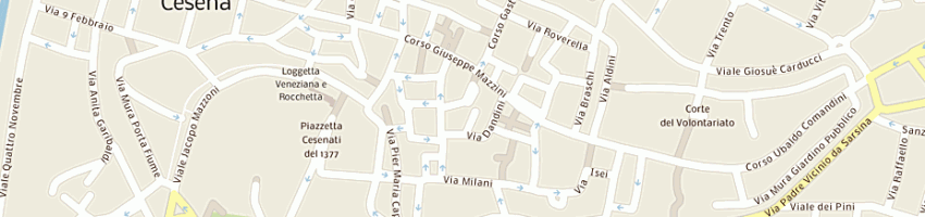 Mappa della impresa cooperativa ricreativa culturale gmatteotti (srl) a CESENA