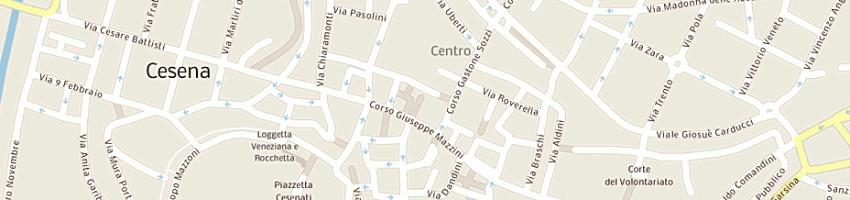 Mappa della impresa silla snc di raggini silla e gasperoni andrea a CESENA