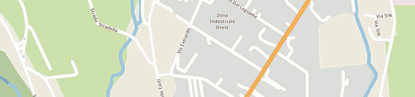 Mappa della impresa casa dell'autotreno srl a TREVISO