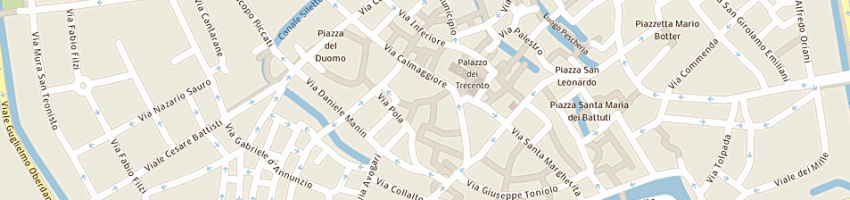 Mappa della impresa rivendita tabacchi n 1 a TREVISO
