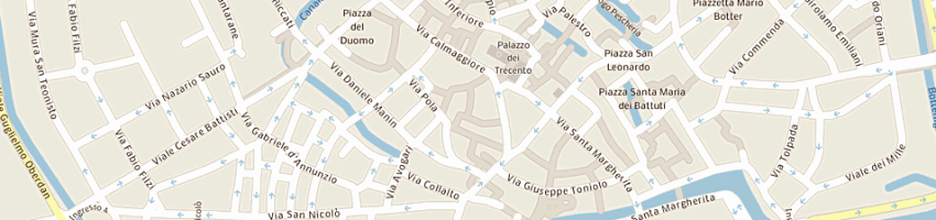 Mappa della impresa xt hairdressing snc di zanatta k e vettoretti l a TREVISO