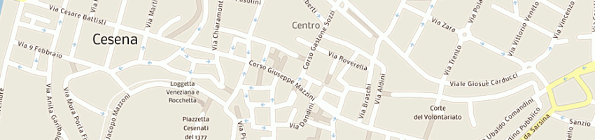 Mappa della impresa centro uva ochorios di braschi alessandro e c sdf a CESENA