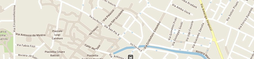 Mappa della impresa santina snc di bertotti bruna e c a VENEZIA