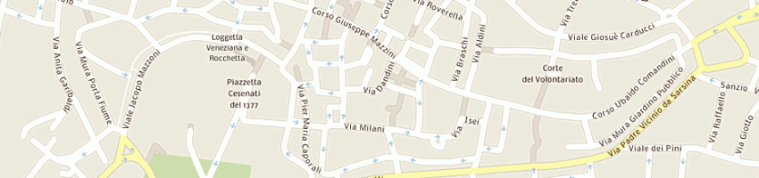 Mappa della impresa fondazione del sacro cuore cesena a CESENA