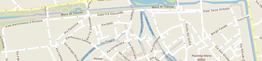 Mappa della impresa corradi assicura srl a TREVISO