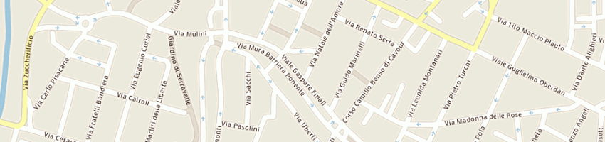 Mappa della impresa la boutique all'aria aperta 1 srl a CESENA