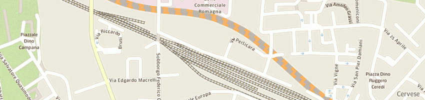 Mappa della impresa sinint servizi di ingegneria integrata a CESENA
