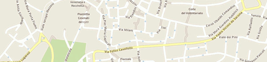 Mappa della impresa dall'ara anna a CESENA
