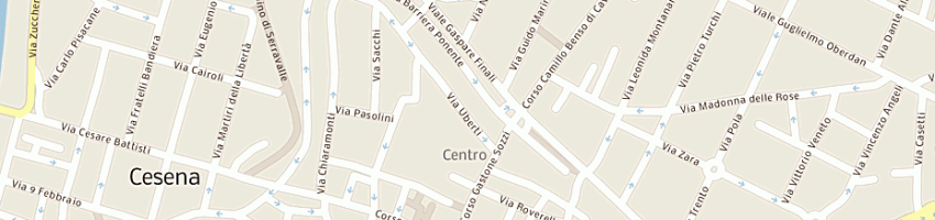 Mappa della impresa tombetti anna grazia a CESENA