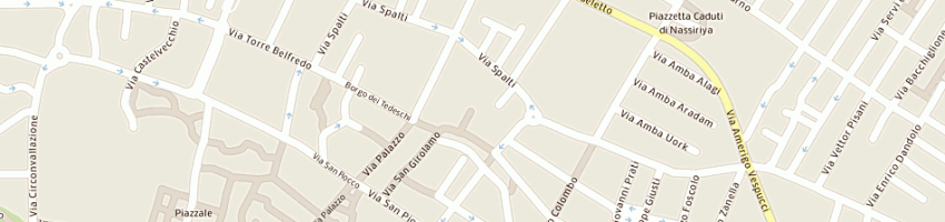 Mappa della impresa verrilli giuseppe a VENEZIA