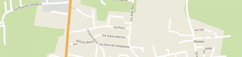Mappa della impresa toppo fratelli sas a TREVISO