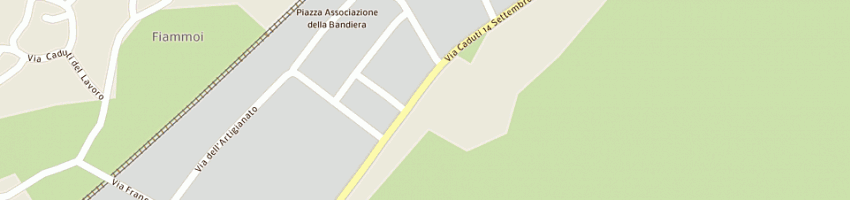 Mappa della impresa pizzeria la rossa a BELLUNO