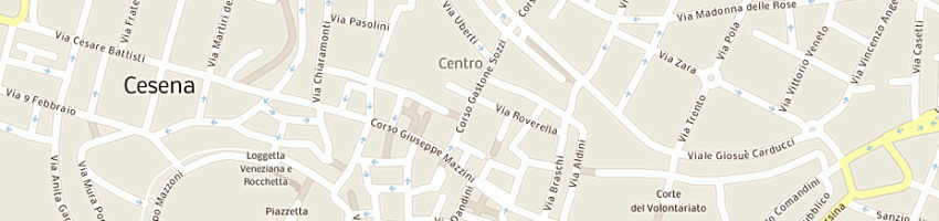 Mappa della impresa sclock srl a CESENA