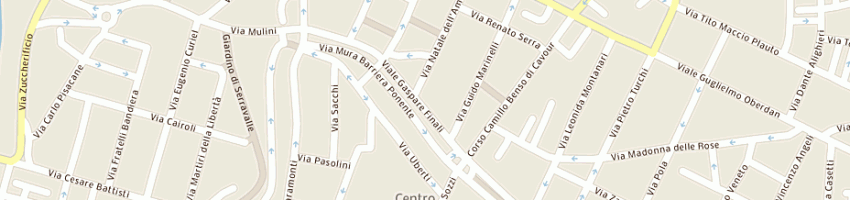 Mappa della impresa la gommaria spa a CESENA