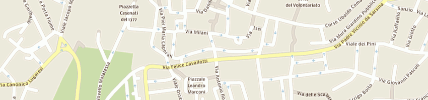 Mappa della impresa macori iside a CESENA