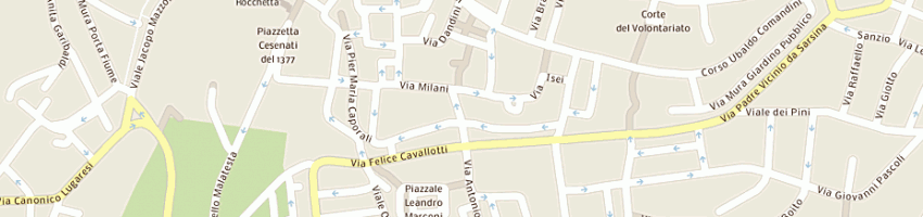 Mappa della impresa pieri vittorio a CESENA