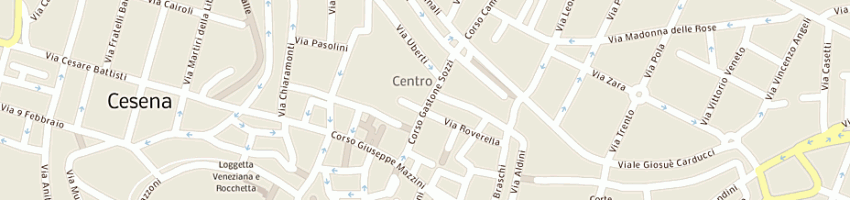 Mappa della impresa bottega del caffe' snc di suzzi erika e c a CESENA