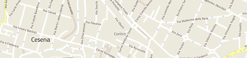 Mappa della impresa equipe avant garde di paganelli a e c (snc) a CESENA