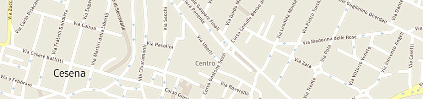Mappa della impresa la sartoria di mm giordano a CESENA