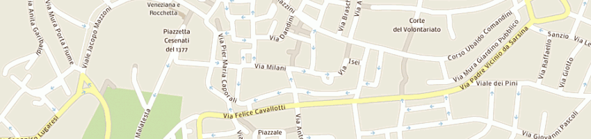 Mappa della impresa exco srl a CESENA