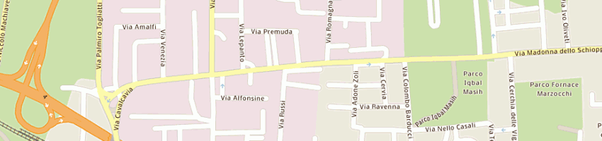 Mappa della impresa alvisi lindo di alvisi vittorio e c (sas) a CESENA