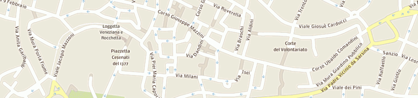 Mappa della impresa el rastro snc di casadei dennis e malusi patrizia a CESENA