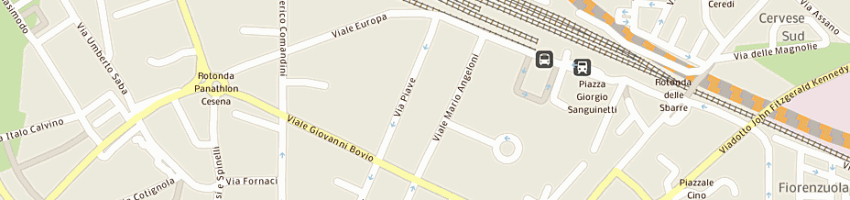 Mappa della impresa pass 2000 srl a CESENA