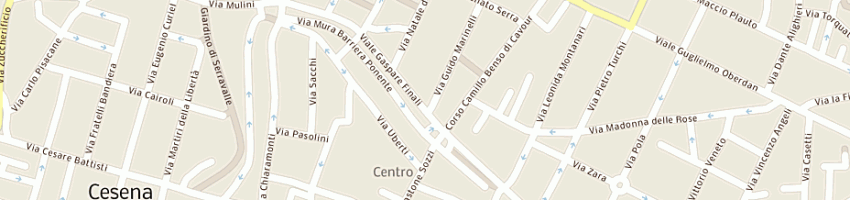 Mappa della impresa photo casadei di casadei maurizio e c snc a CESENA