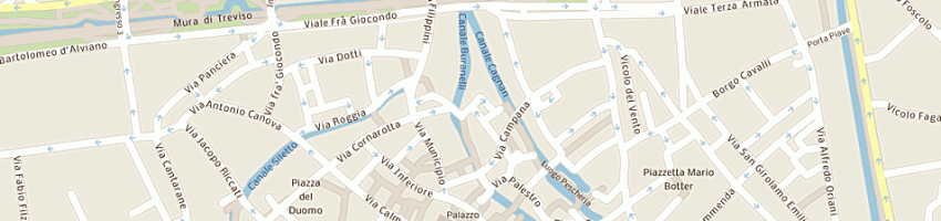 Mappa della impresa banca generali spa a TREVISO