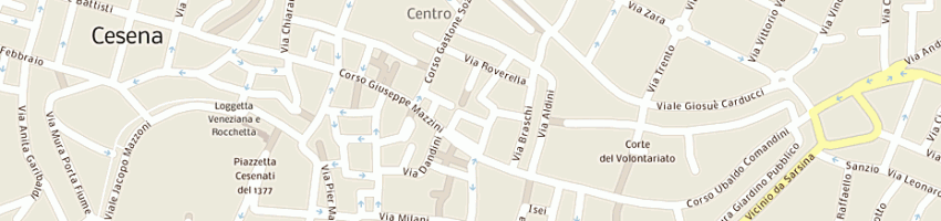 Mappa della impresa paradigma srl a CESENA