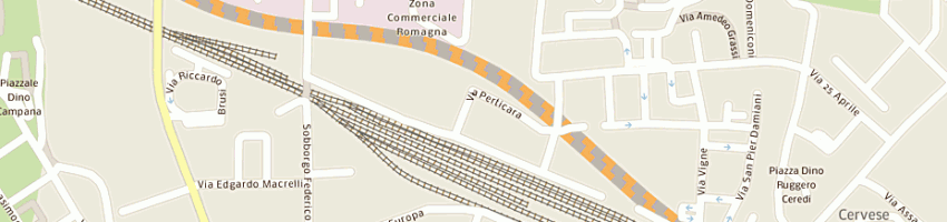 Mappa della impresa morosi gino a CESENA